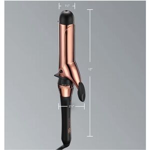 INFINITIPRO BY CONAIR Rose Gold Titanium 1 1/2-Inch Curling Iron for soft waves